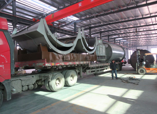 BLJ-6 Pyrolysis Plant Shipped To The Netherlands