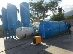 Beston Pyrolysis Plant in Dominica