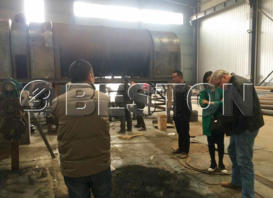 Canadian Customers Came to Visit China Beston for Cooperation