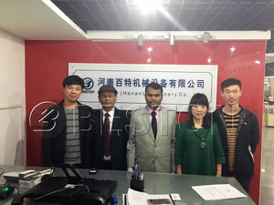Egypt and Bengal Customers Come to Visit Beston Pyrolysis Plant