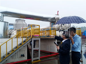 Korean Customers Visit Beston Waste Pyrolysis Plant