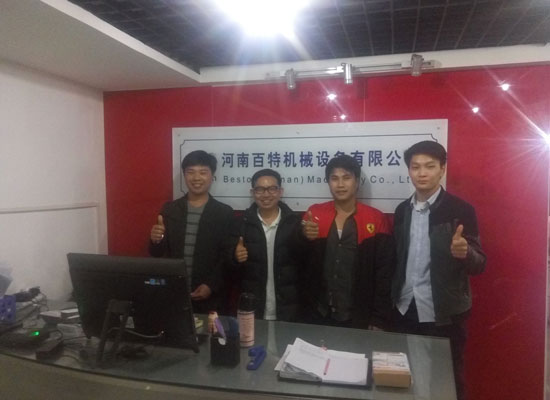 Thailand Customers Came to Visit Beston Machinery Co., Ltd.