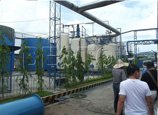 crude oil distillation plant