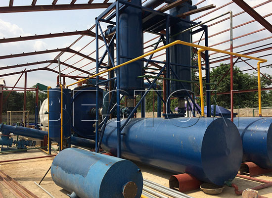 plastic to oil conversion machine cost