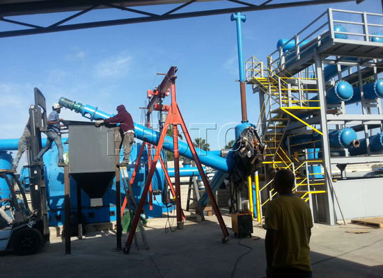 waste plastic pyrolysis recycling plant