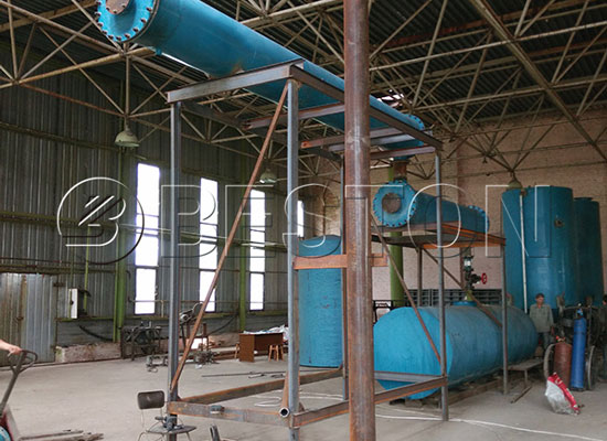 waste plastic to diesel plant