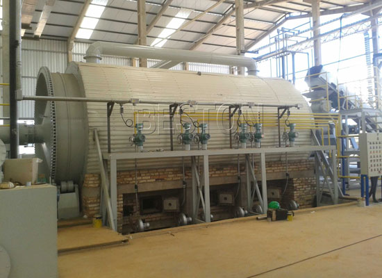 waste tyre pyrolysis plant cost